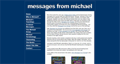 Desktop Screenshot of messagesfrommichael.com